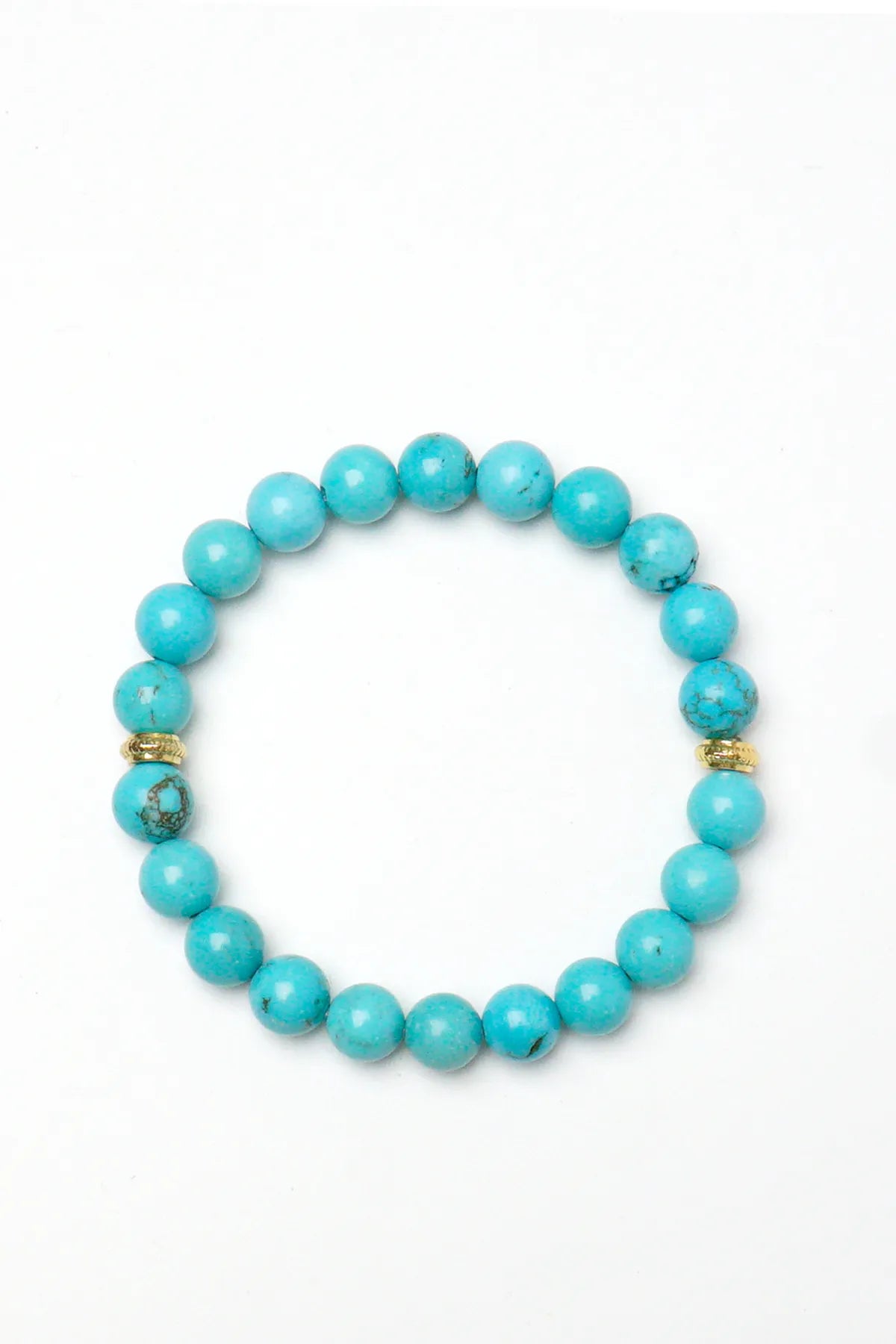 Turkuaz Doğal Taş Bileklik – Nazar ve Negatif Enerjiye Karşı Koruma, Stres Azaltma