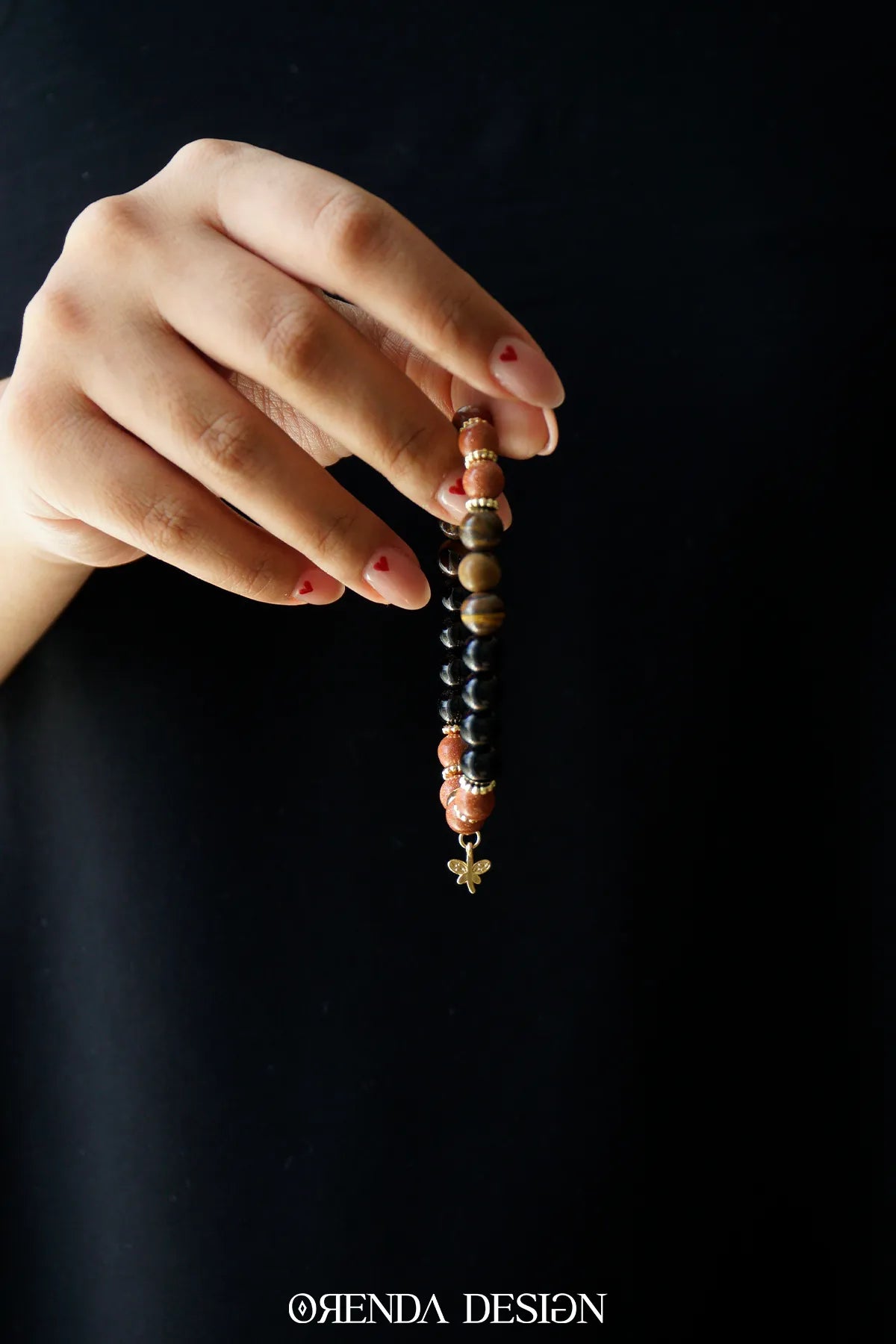 Solar Plexus Çakra – Kaplan Gözü, Obsidyen, Yıldız Taşı Taşlı Doğal Taş Bileklik