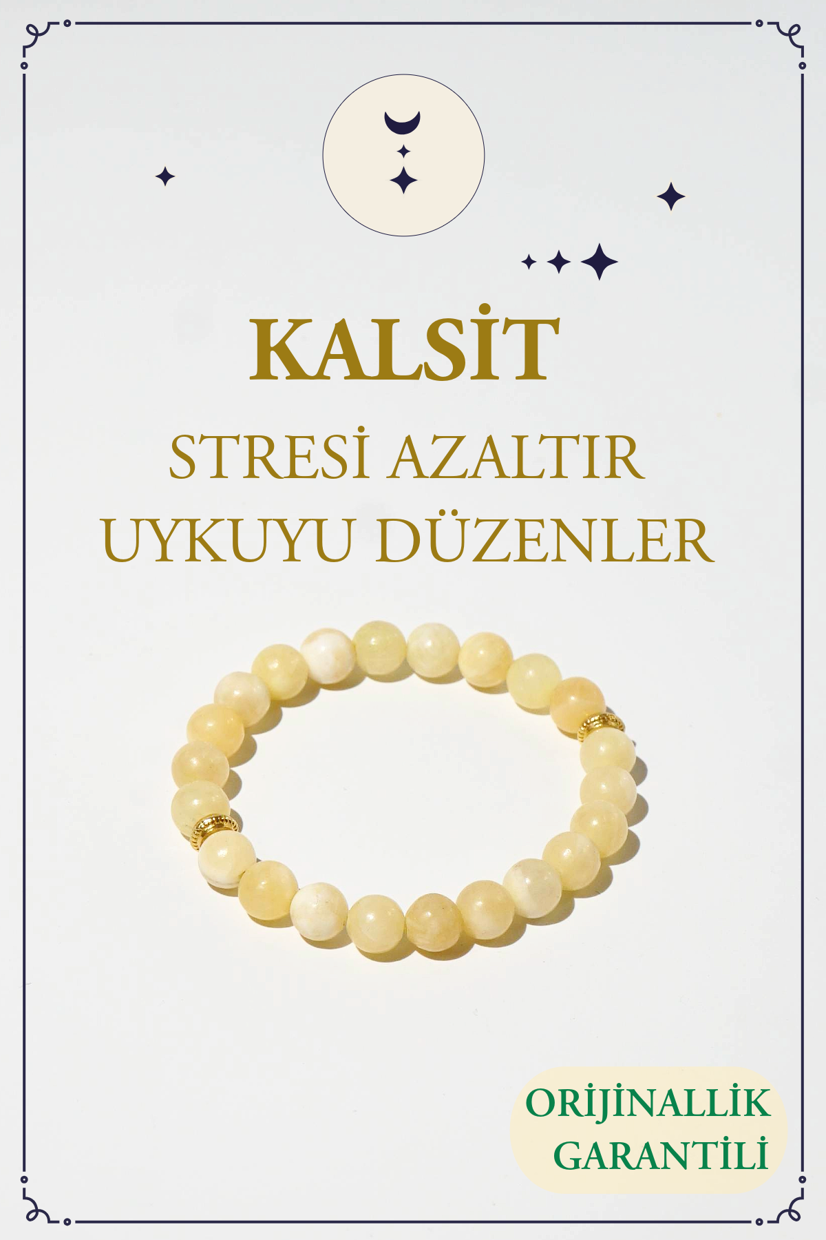 Calcite Natural Stone Bracelet (Symbol of Balance)