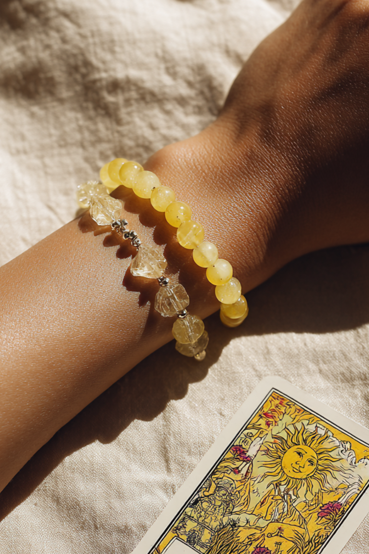 Calcite Natural Stone Bracelet (Symbol of Balance)