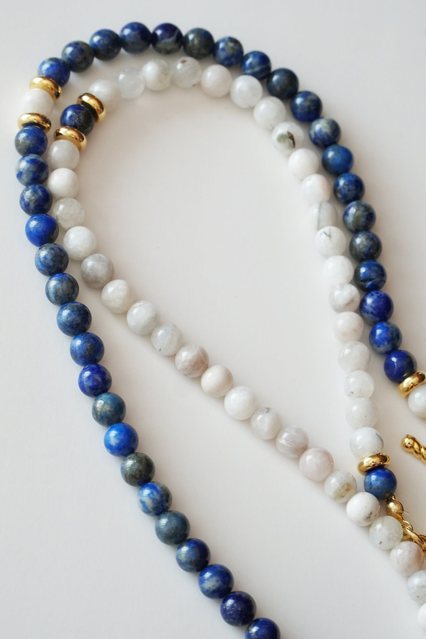 NAZAR KOLYE - Süryani Gözü – Lapis Lazuli – Ay Taşı Doğal Taş Kolye