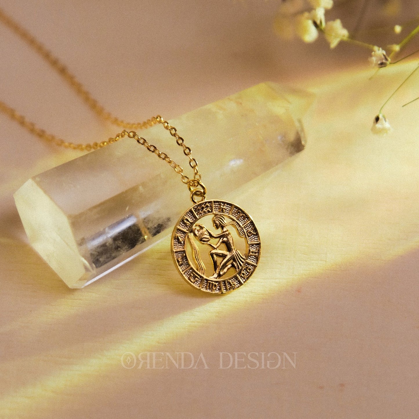 Aquarius Necklace- Gold Model 2
