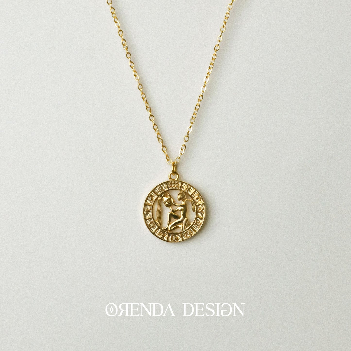 Aquarius Necklace- Gold Model 2