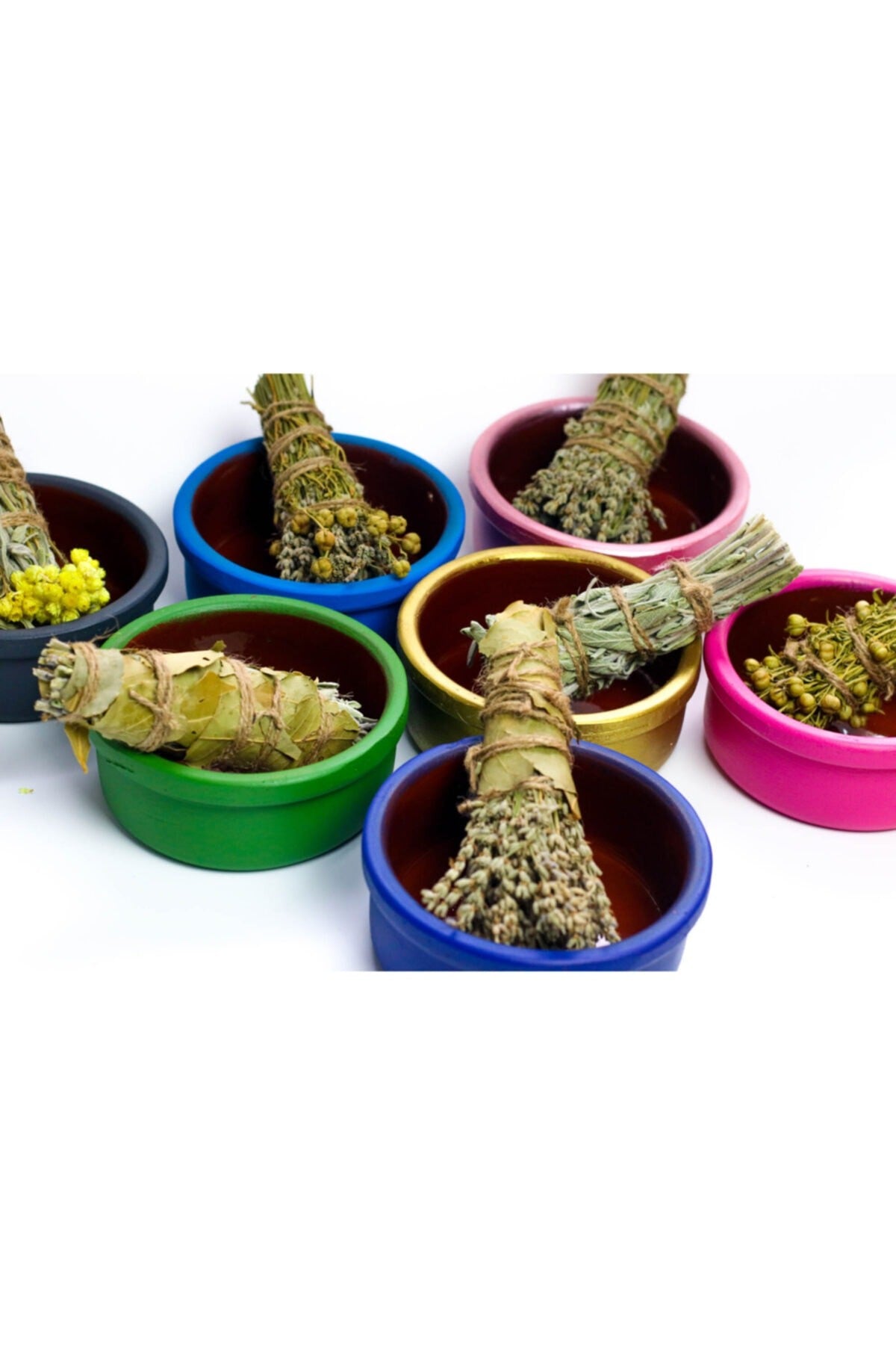 Adaçayı Tütsü Ve Tütsülük Pembe - Ritüel Ve Arınma Tütsüsü