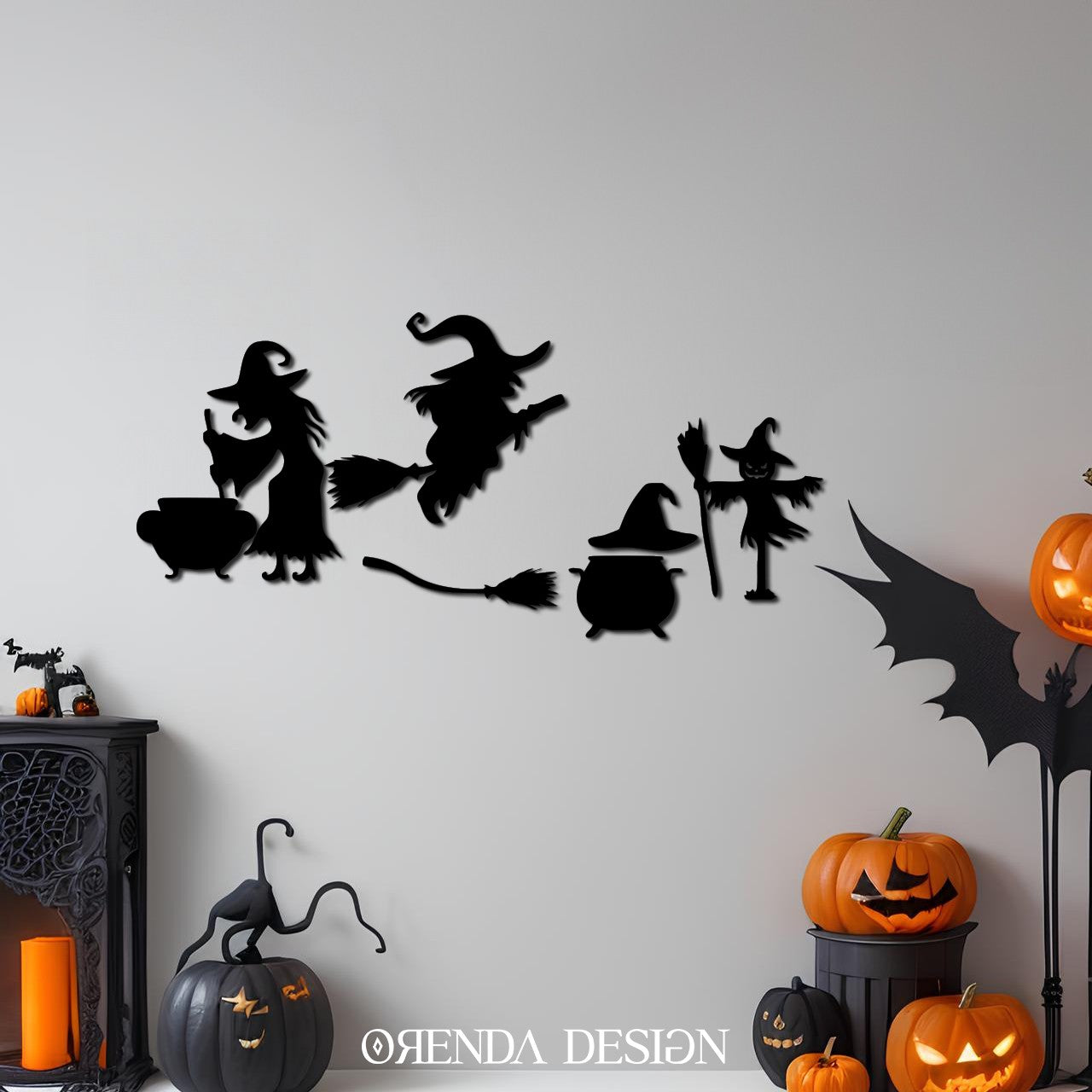 "Hallowen" Cadı Figürleri