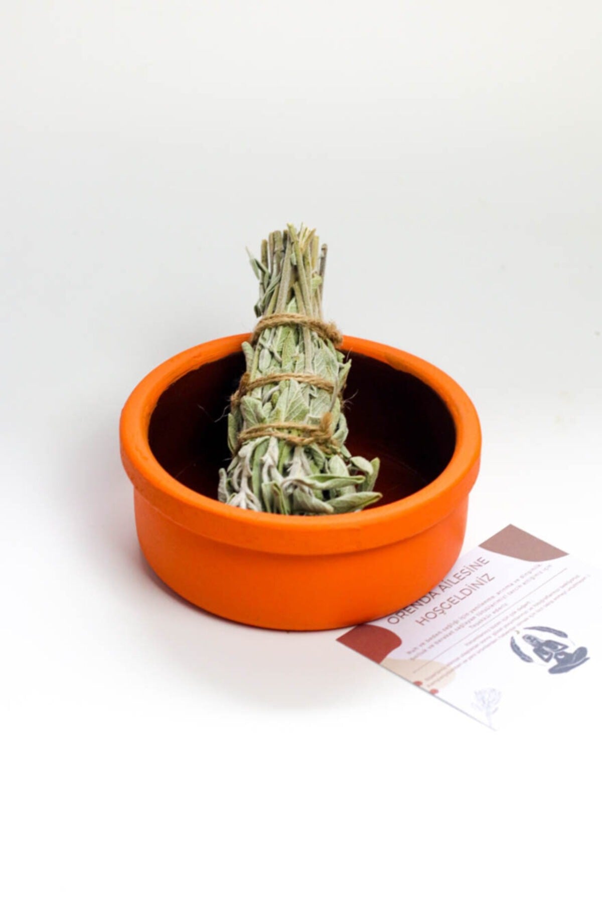 Adaçayı Tütsü Ve Tütsülük Turuncu - Ritüel Ve Arınma Tütsüsü