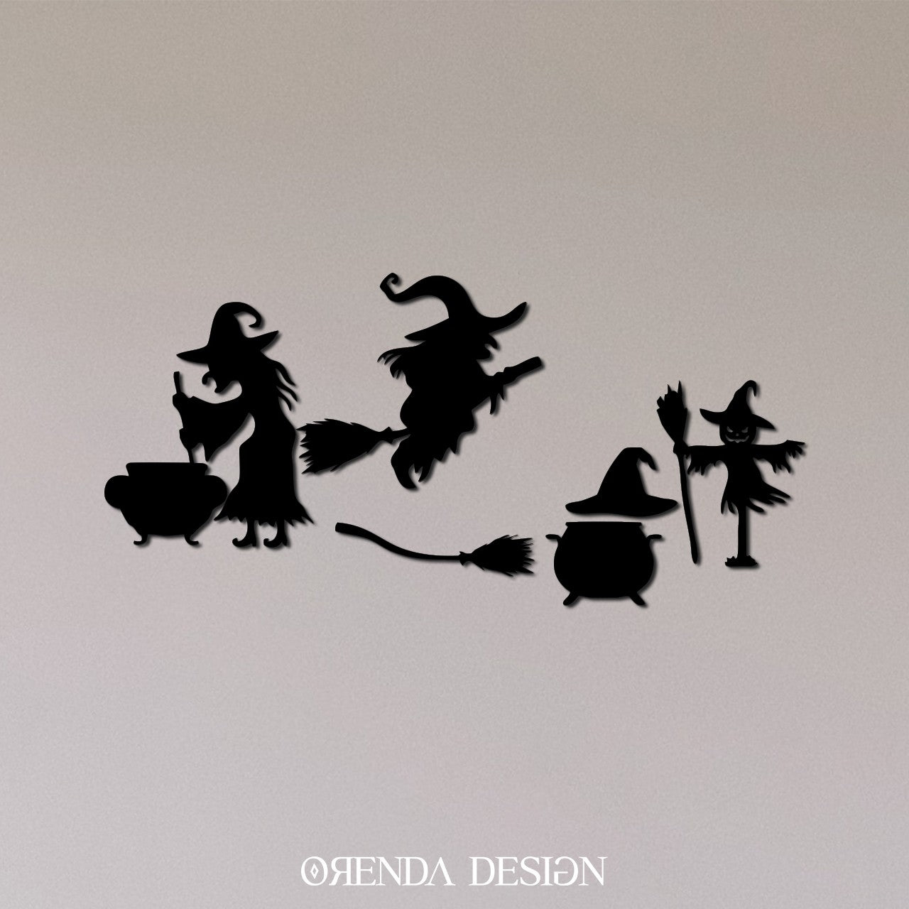"Hallowen" Cadı Figürleri