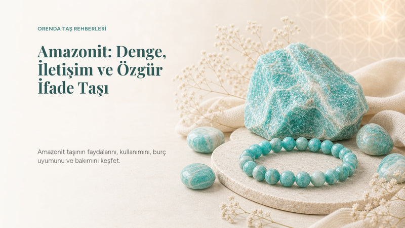 Amazonit Taşı Nedir? Faydaları, Anlamı ve Kullanımı