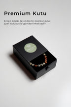 HAVLİT Erkek Bileklik | Sakinlik, Sabır & İç Huzur | Doğal Taş | Hematit Aparatlı