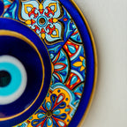 Geometrik Desenli Gold Nazar Boncuğu 2