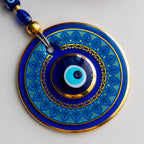 Geometrik Desenli Gold Nazar Boncuğu 3