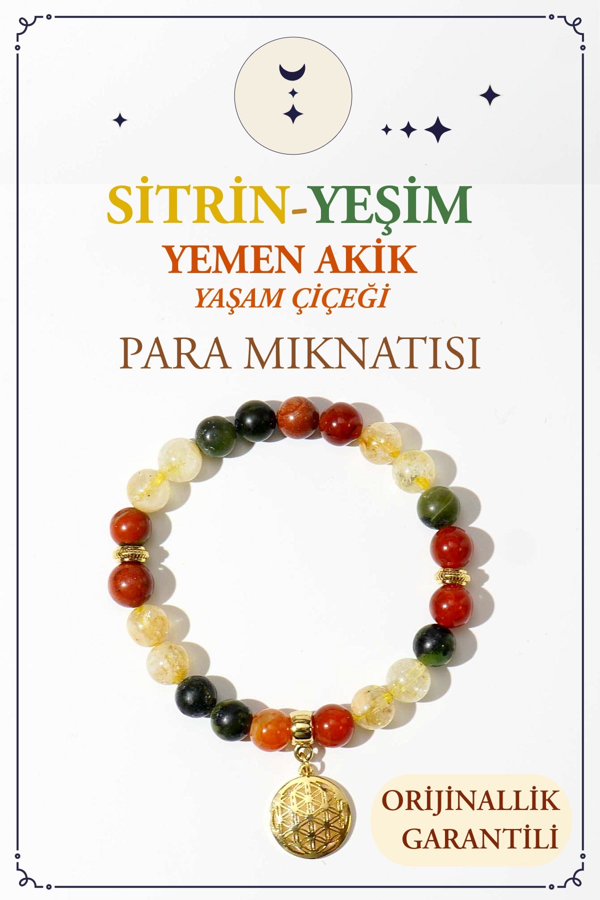 Citrine Natural Stone Bracelet (Positive Energy Storage)