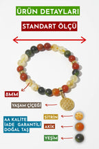 Citrine Natural Stone Bracelet (Positive Energy Storage)