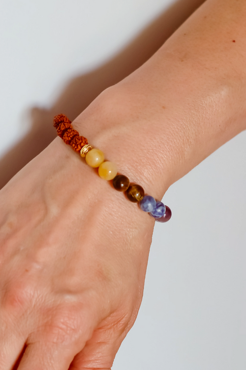 7 Chakra Natural Stone Bracelet (Spiritual and Physical Balance)