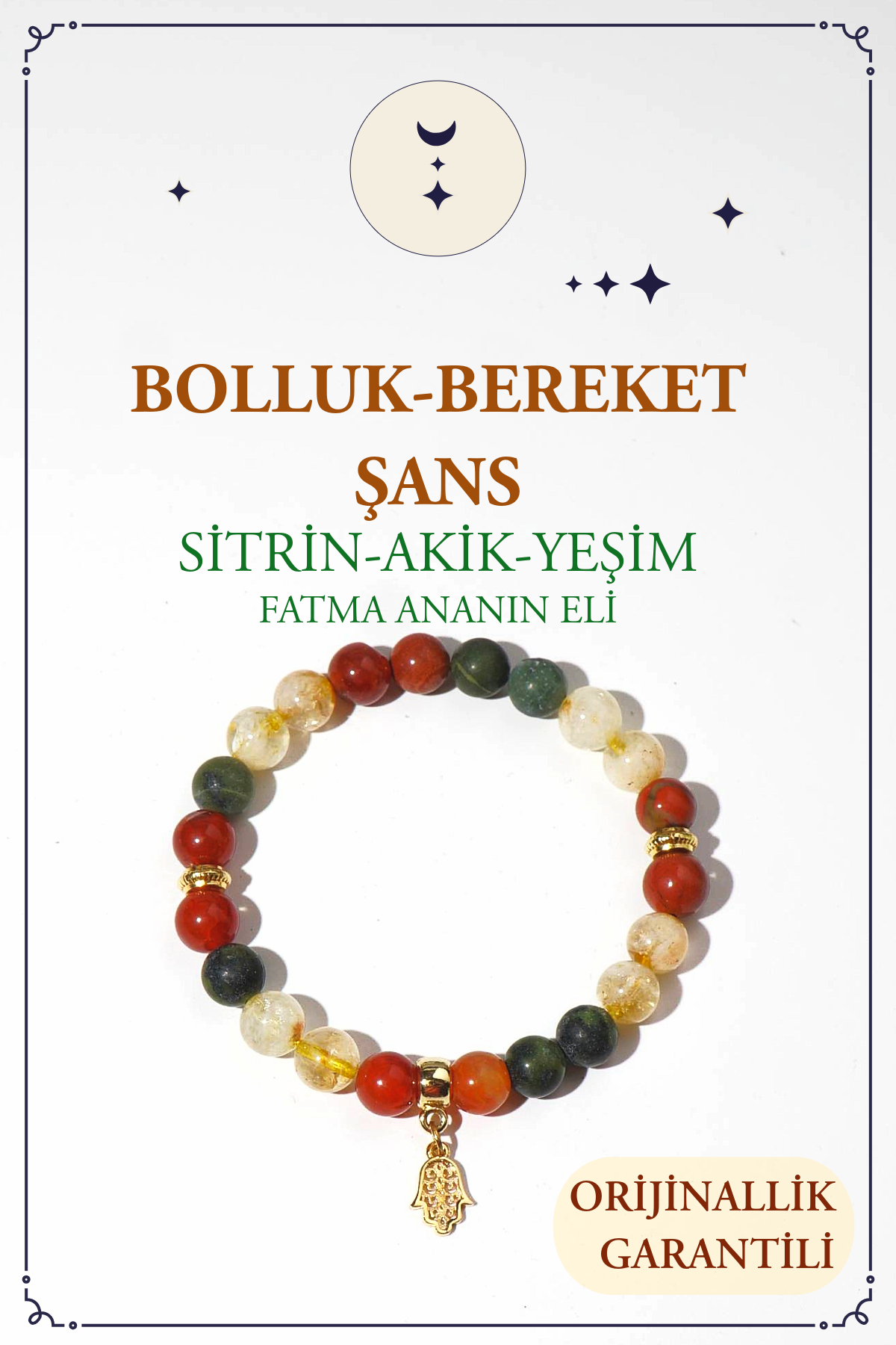 Citrine Natural Stone Bracelet (Positive Energy Storage)