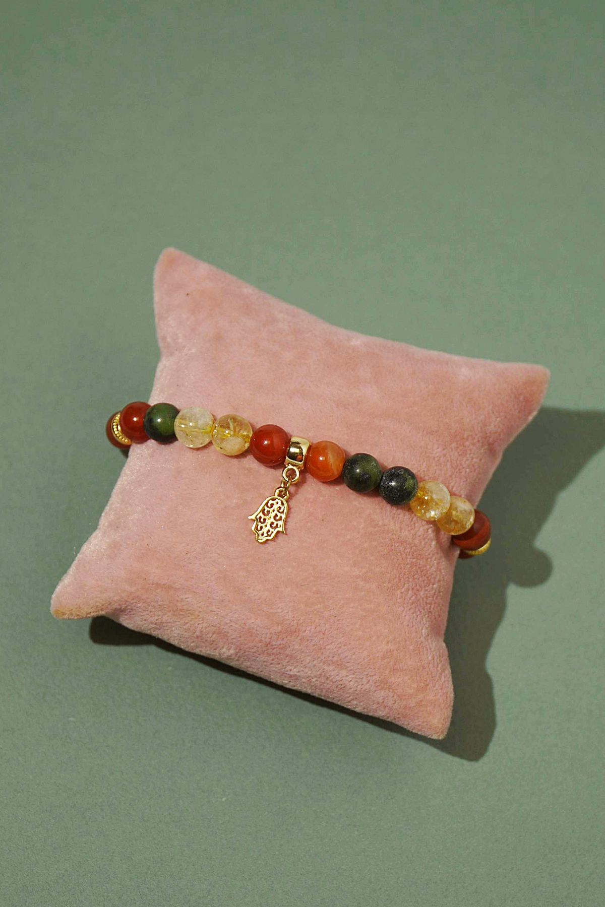 Citrine Natural Stone Bracelet (Positive Energy Storage)