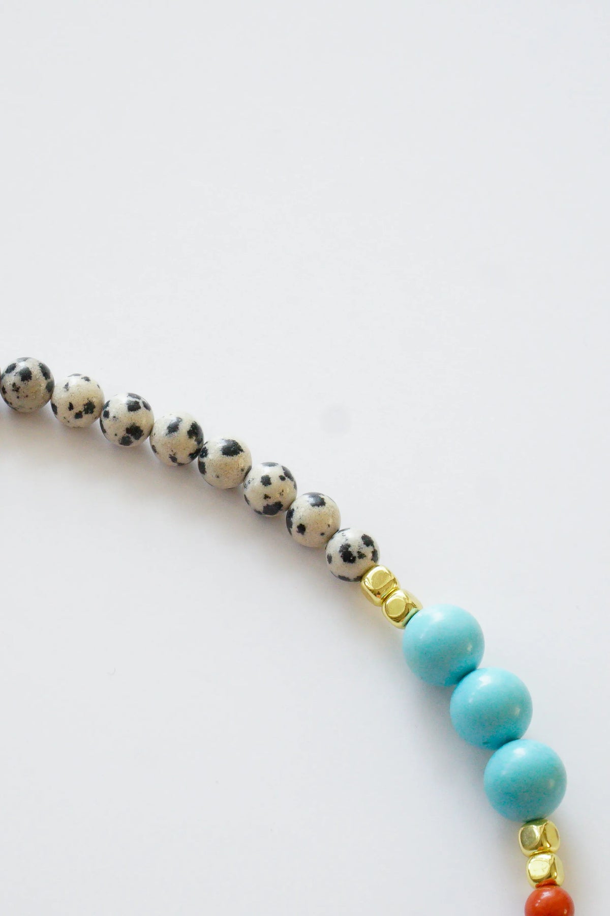 Nomad Kolye – Mercan, Turkuaz & Dalmaçya Jasper
