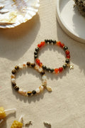Fire Element Natural Stone Bracelet Set - Aries, Leo and Sagittarius
