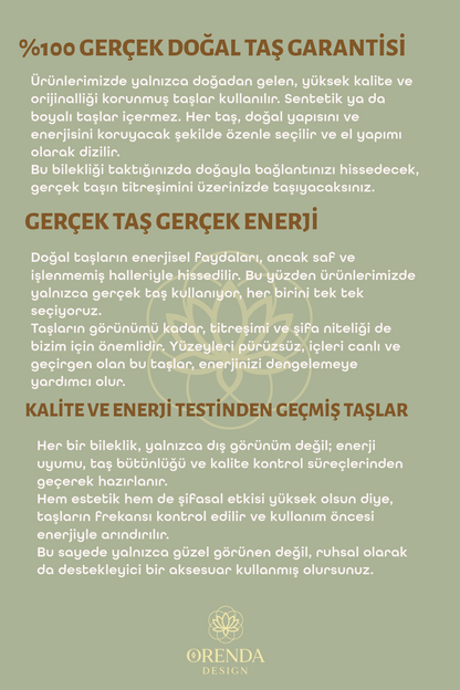 Pembe Kuvars Doğal Taş Bileklik (Aşk, Sevgi ve Mutluluk Enerjisi)