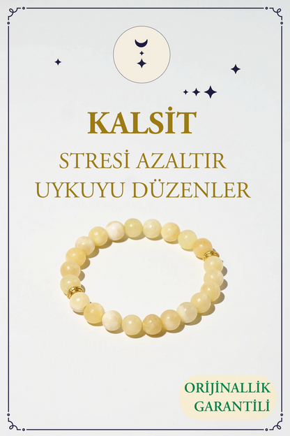 Calcite Natural Stone Bracelet (Symbol of Balance)