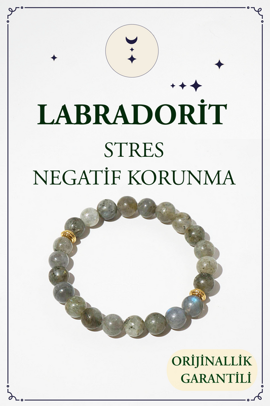 Labradorit Doğal Taş Bileklik (Koruma ve Ruhun İç Yolculuğu)