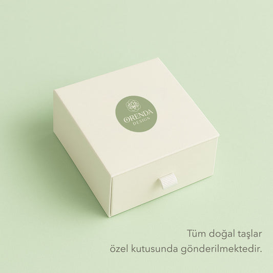 KORUNMA - Horusun Gözü – Güneş Taşı – Yeşil Aventurin Doğal Taş Kolye