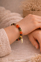 Akik, Unakit, Garnet Doğal Taş Bileklik – Dişil Enerji