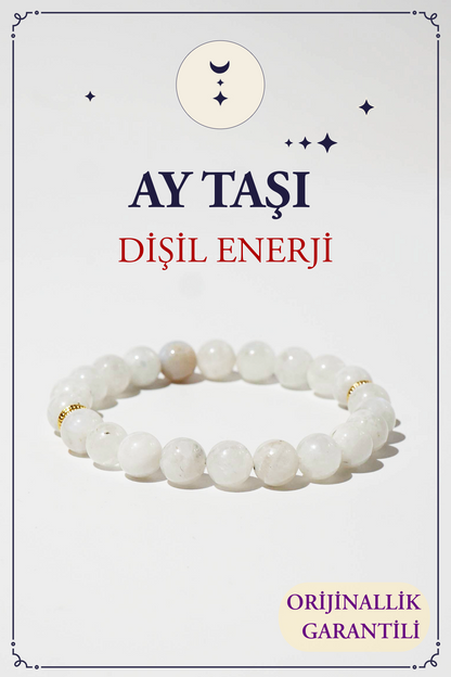 Moonstone Natural Stone Bracelet (Inner Power and Balance)
