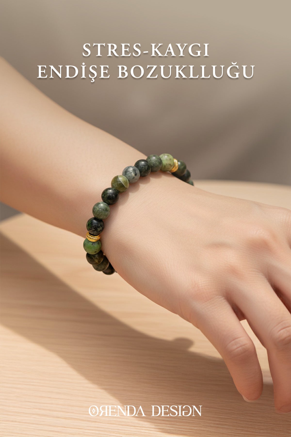 Aventurine Natural Stone Bracelet (Stone That Brings Luck and Abundance)