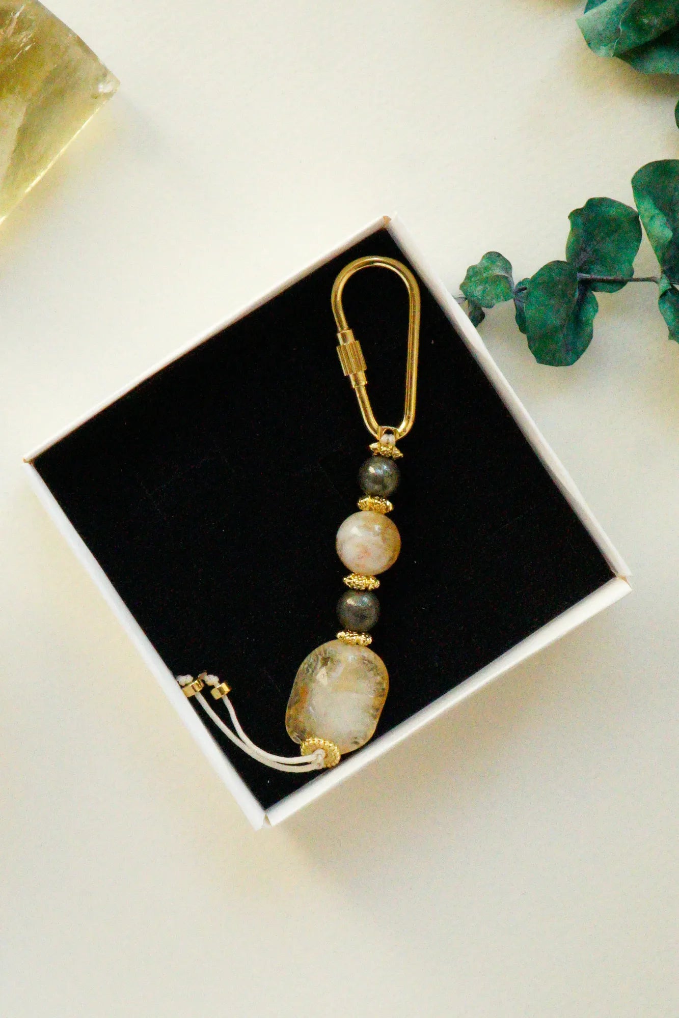 Bolluk & Bereket Anahtarlığı / Sitrin – Pirit