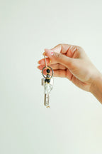 Koruyucu Kalkan Anahtarlık / Kristal Kuvars – Hematit – Oniks