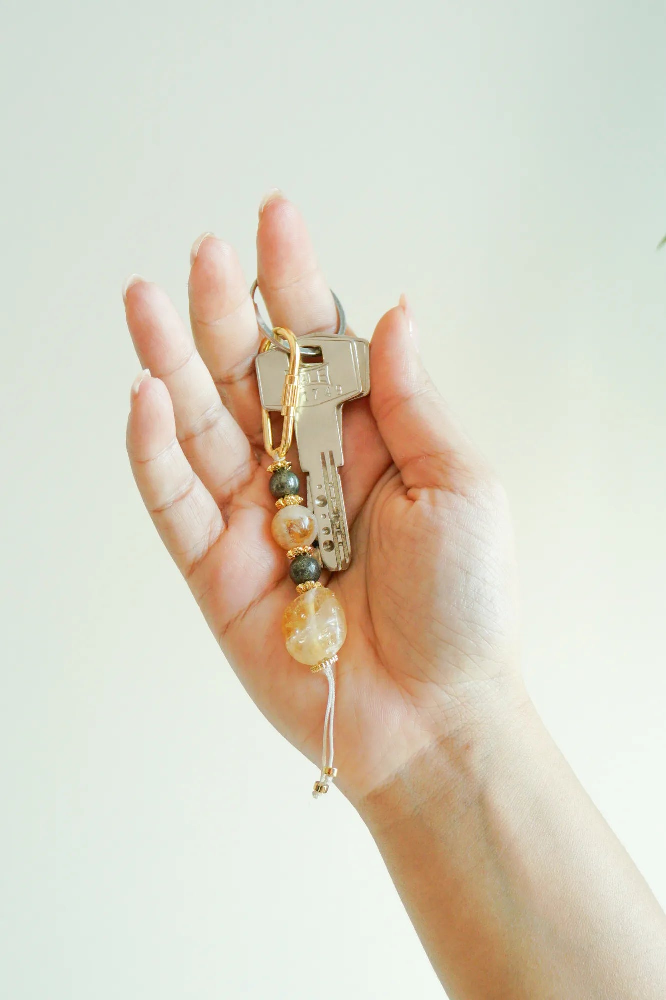 Bolluk & Bereket Anahtarlığı / Sitrin – Pirit