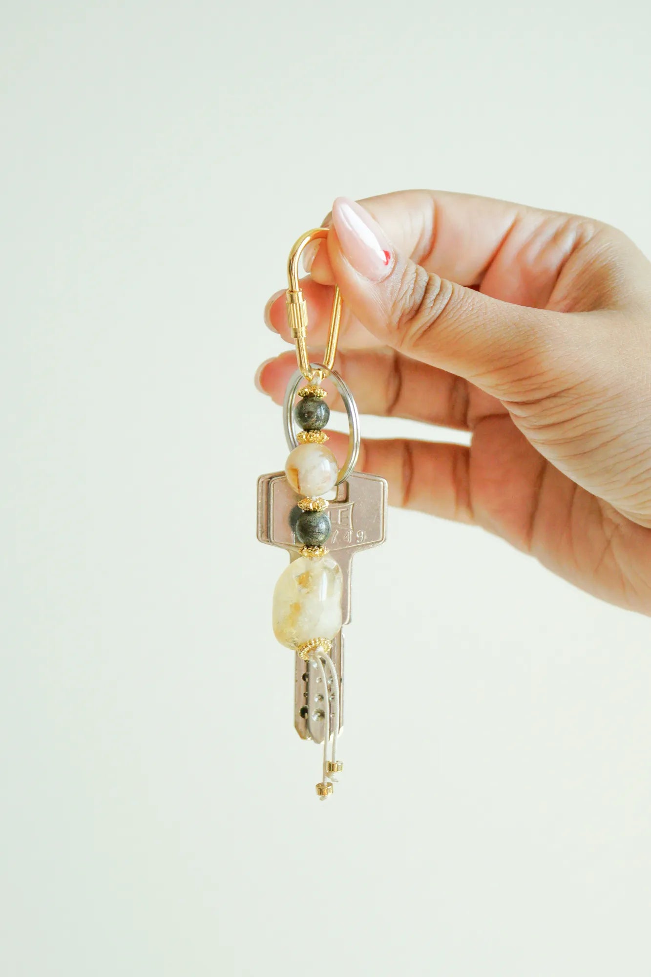 Bolluk & Bereket Anahtarlığı / Sitrin – Pirit