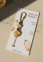 Bolluk & Bereket Anahtarlığı / Sitrin – Pirit