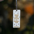 Affirmation Wooden Keychain