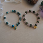 Air Element Natural Stone Bracelet Set - Gemini, Libra and Aquarius