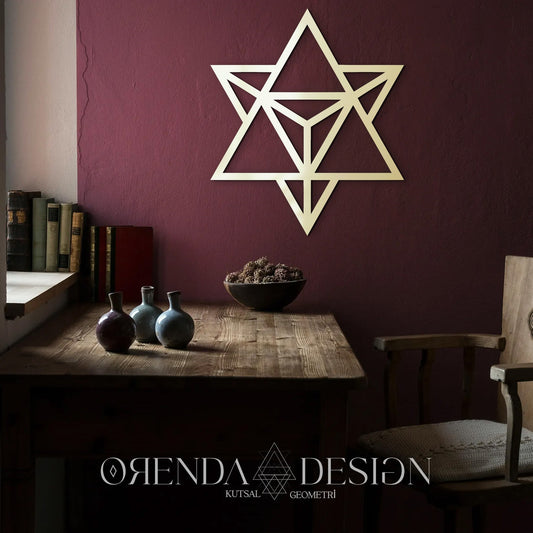 Gold Plexiglass MERKABA