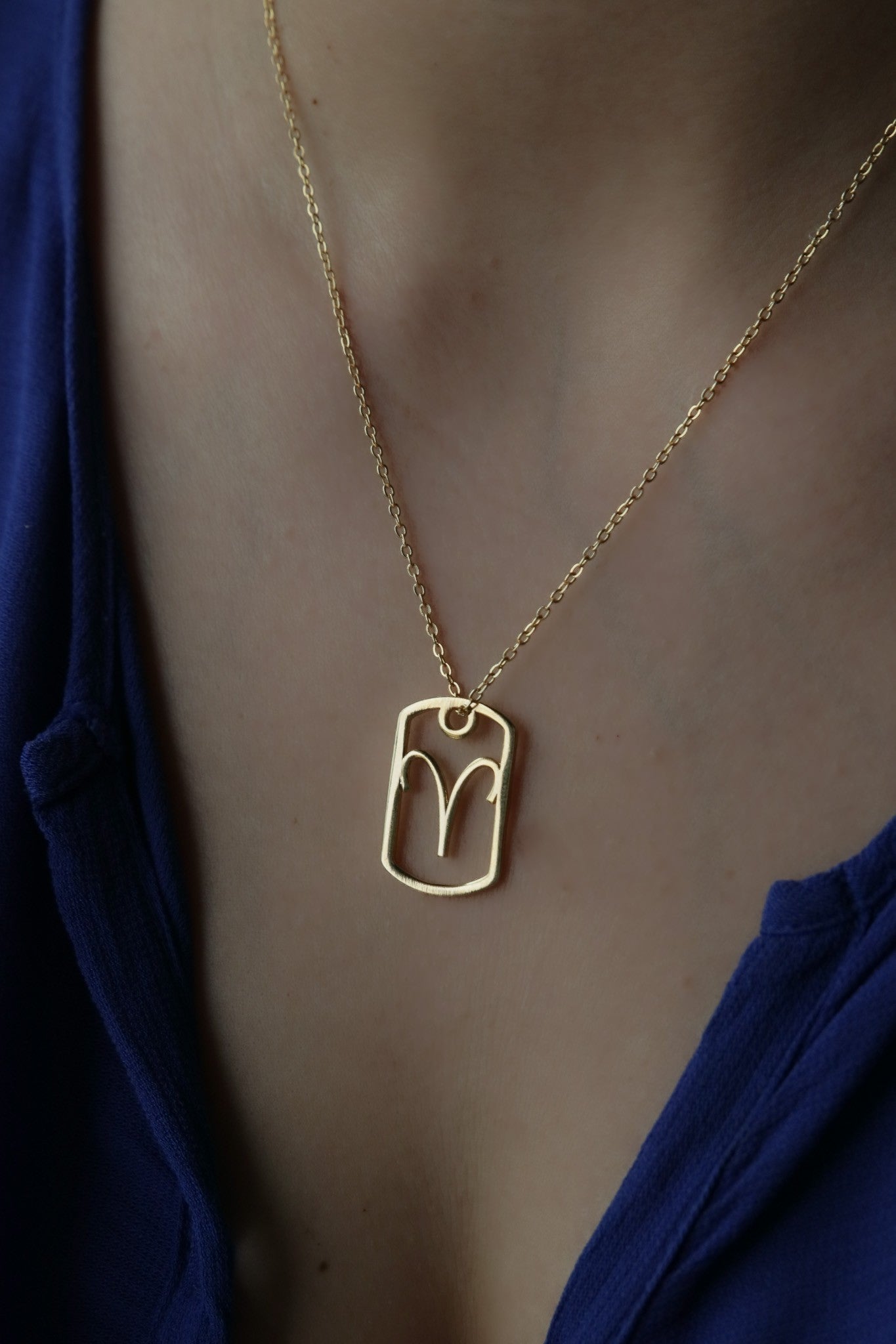 Aries Necklace- Gold Model 1