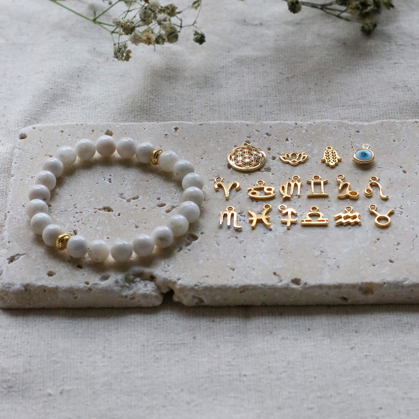 Moonstone Natural Stone Bracelet (Inner Power and Balance)