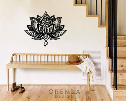 LOTUS FLOWER Mod.2 Table Wood - Black 