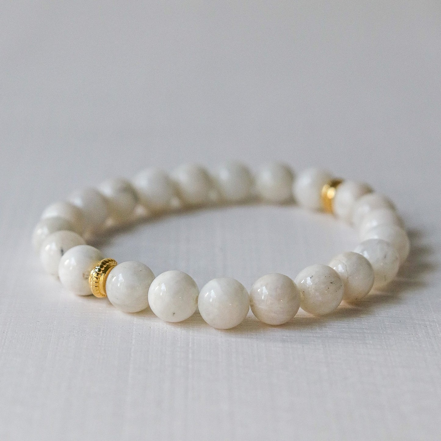 Moonstone Natural Stone Bracelet (Inner Power and Balance)