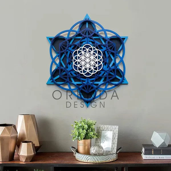 Mandala Metatron-Merkabah-Yaşam Çiçeği No:5