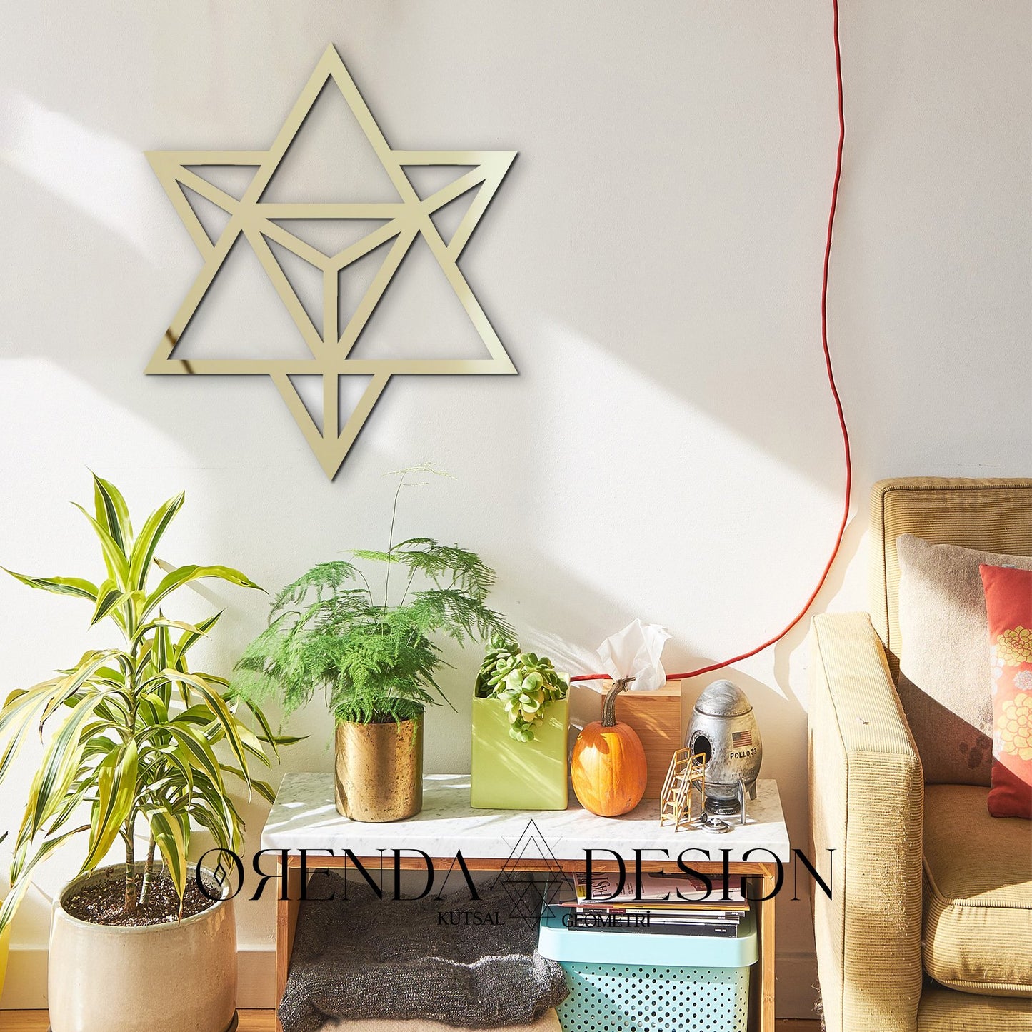 Gold Plexiglass MERKABA