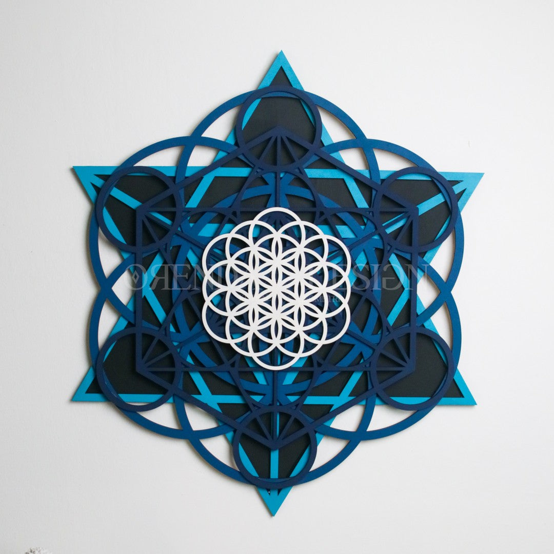 Mandala Metatron-Merkabah-Yaşam Çiçeği No:5