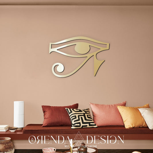 Gold Plexiglass EYE OF HORUS