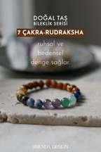 7 Çakra Doğal Taş Bileklik – Ruhsal ve Bedensel Uyum