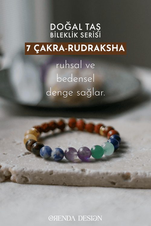 7 Çakra Doğal Taş Bileklik – Ruhsal ve Bedensel Uyum