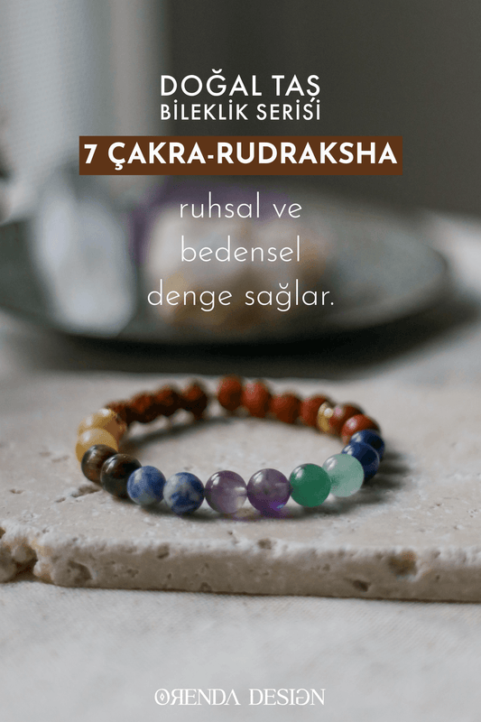 7 Çakra Doğal Taş Bileklik (Ruhsal ve Bedensel Denge)