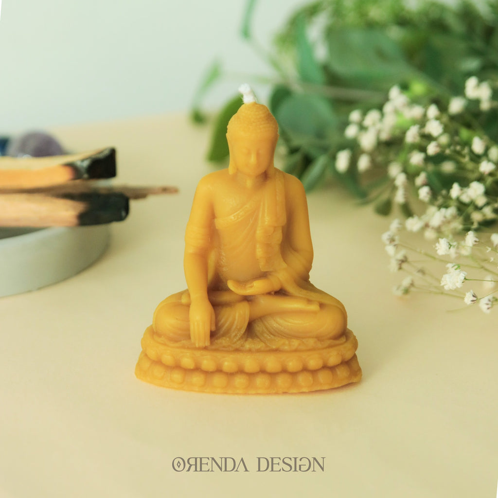 Buddha 8'li Mega Set - Buddha Balmumu Mum