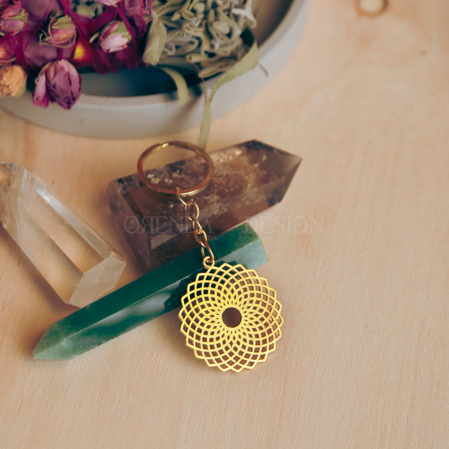 Gold Torus Keychain